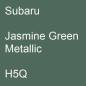 Preview: Subaru, Jasmine Green Metallic, H5Q.